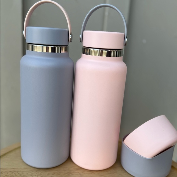 Rare Hydro Flask Duo – Shell/Flint & Flint/Shell Colorway 💗🩶 - Picture 6 of 12